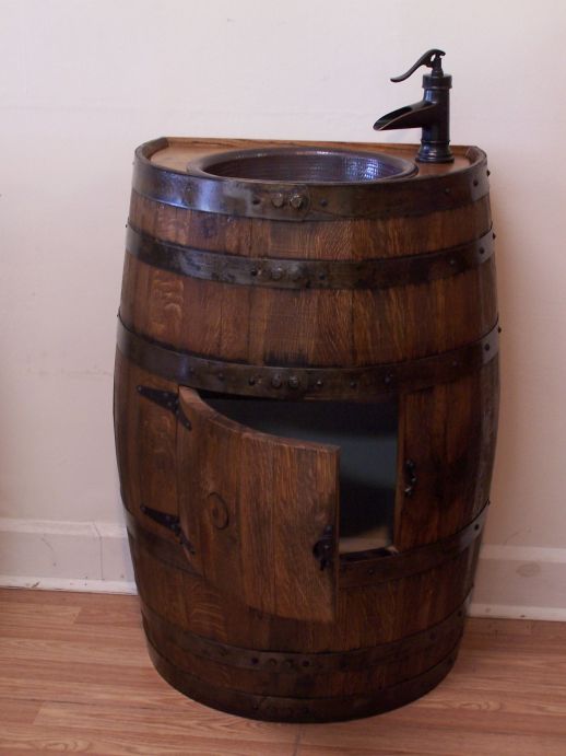 Rain Barrels and More Barrel Sinks